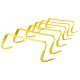 Barreirinha flexível PVC 43x25x15 Amarela - ATHI - AZL-012