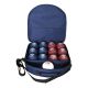 Kit Bocha Adaptada Com Bolsa - Couro Natural - Alto Rendimento - Azul Esportes