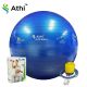 Bola Ginástica Profissional - Gym Ball 65cm - Azul - Athi
