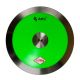 Disco Atletismo Aço/ABS 1,75kg - Verde - Athi