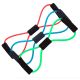 Kit Elástico Tensão Exercícios Ombro Biceps Triceps Peito Costas Glúteos - Azul Esportes