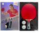Raquete Profissional Para Tênis de Mesa - 3A+C -3 Estrelas - ITTF - Double Fish