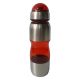 Squeeze Acrílico com Inox - 600 ml - Vermelho 