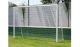 Trave futebol society em aço carbono 5M - par - Azul Esportes