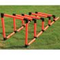 BARREIRINHA ATHI TUBO PVC 47x30x30 LARANJA -AZL-021