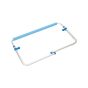 Barreirinha Alumínio Dobravél C/ Espuma L x A (75 x 40 a 60 cm) - Azul Esportes