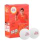 Bola de Tênis de Mesa Alto Rendimento V40+ 3 Estrelas - 6 Un - Branca - ITTF - Double Fish