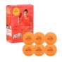 Bola de Tênis de Mesa Alto Rendimento V40+ 3 Estrelas - 6 Un - Laranja - ITTF - Double Fish