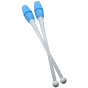 Maça Ginástica Rítmica Conectável Pro 45cm - Branca e Azul Claro - Athi