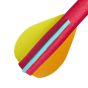 Dardo Atletismo Iniciação Espuma com Ponteira de Borracha - Vermelho - Athi