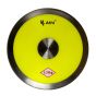 Disco Atletismo Aço/ABS 1,7kg - Amarelo - Athi