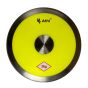 Disco Atletismo Aço/ABS 2kg - Amarelo - Athi