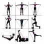 Kit Extensor Elástico Exercícios Ginástica Musculação Multifuncional - Azul Esportes
