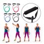Kit Extensor Elástico Exercícios Ginástica Musculação Multifuncional - Azul Esportes