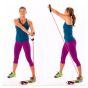 Extensor Elástico Exercícios Ginástica Musculação Multifuncional - Médio - Azul Esportes