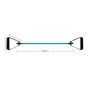 Extensor Elástico Exercícios Ginástica Musculação Multifuncional - Médio - Azul Esportes