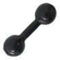 Halter Emborrachado - 5Kg - Preto (par)