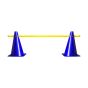 Obstáculo PVC Treinamento Atletismo - 2 Cones e 2 Barras - Vinex