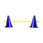 Obstáculo PVC Treinamento Atletismo - 2 Cones e 2 Barras - Vinex