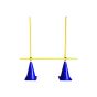 Obstáculo PVC Treinamento Atletismo - 2 Cones e 2 Barras - Vinex