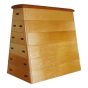 Plinto Piramidal Ginástica Artística - MDF c/ 6 Graduações - Azul Esportes