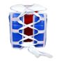 Protetor Tórax Taekwondo Dupla Face - Azul Esportes
