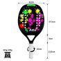 Raquete de Beach Tennis Atsoft 5.0 - Preto - Athi