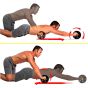 Roda Abdominal Rolo De Exercícios Lombar – Azul Esportes