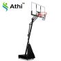 Tabela De Basquete Com Estrutura Móvel com Ajuste De Altura, Proteção e Base de Aço - AZL-165 - Athi
