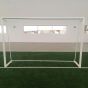 Trave Futebol de 5 Oficial C/ Requadro - Aço - Azul Esportes