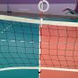 Antena Vôlei Oficial com Suporte Rosqueável com Sistema de Fixação em Fibra de Vidro - Par - Azul Esportes