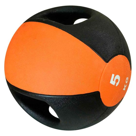 Medicine Ball Com Pegada 5kg - Azul Esportes