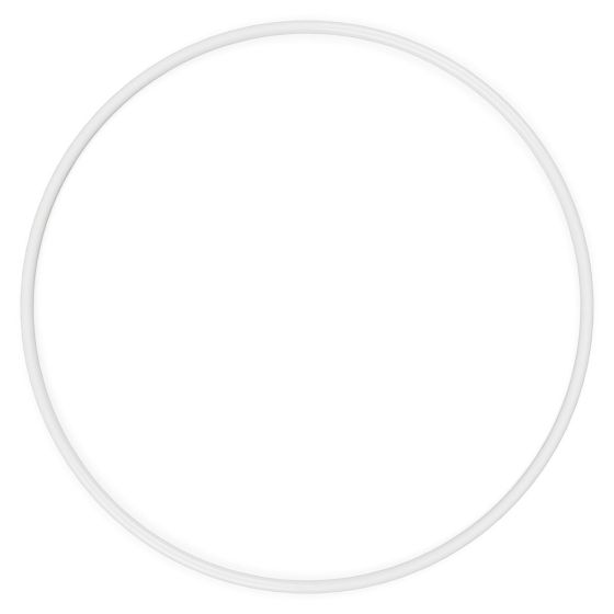 Arco Ginástica Rítmica Oficial 78cm - Branco - Azul Esportes