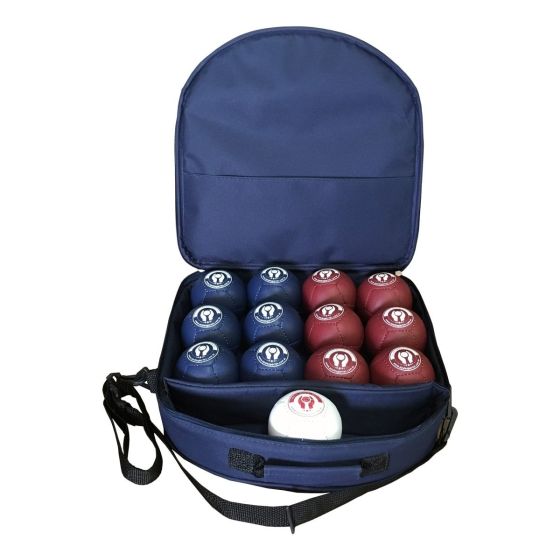 Kit Bocha Adaptada Com Bolsa - Couro Natural - Alto Rendimento - Azul Esportes