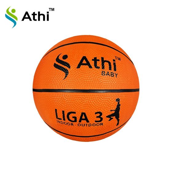 Bola De Basquete Borracha - Baby - Athi - Liga 3