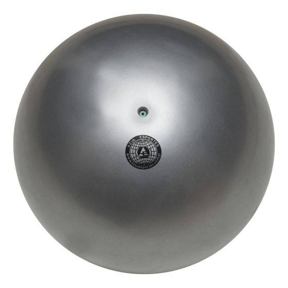 Bola Ginástica Rítmica 400g - Lisa Prata - Azul Esportes