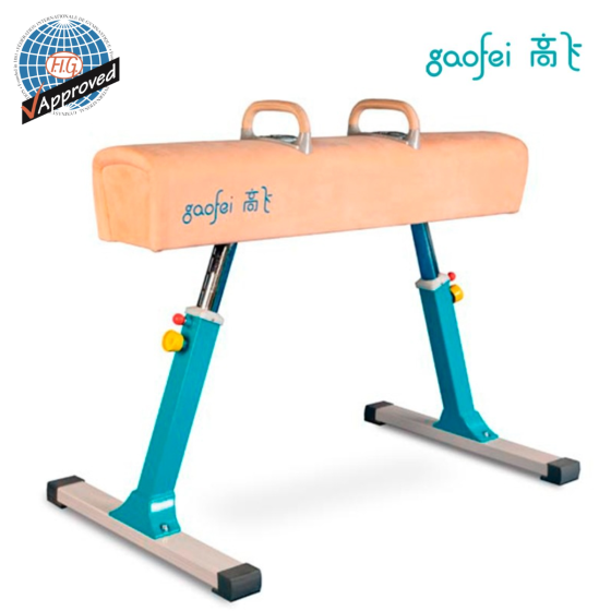 Cavalo Com Alças Para Ginástica Artística - Certificado FIG - Gaofei Sports