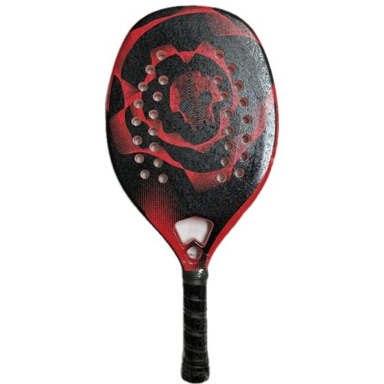 Raquete Beach Tennis Turquoise Black Death Challange - Vermelho