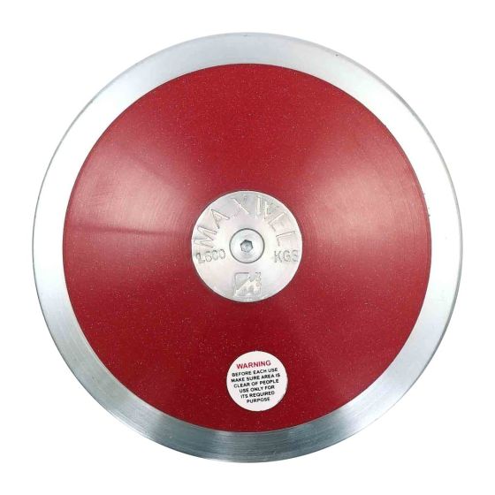 Disco Atletismo Aço/ABS 1,5kg Prestige - Maxwel 