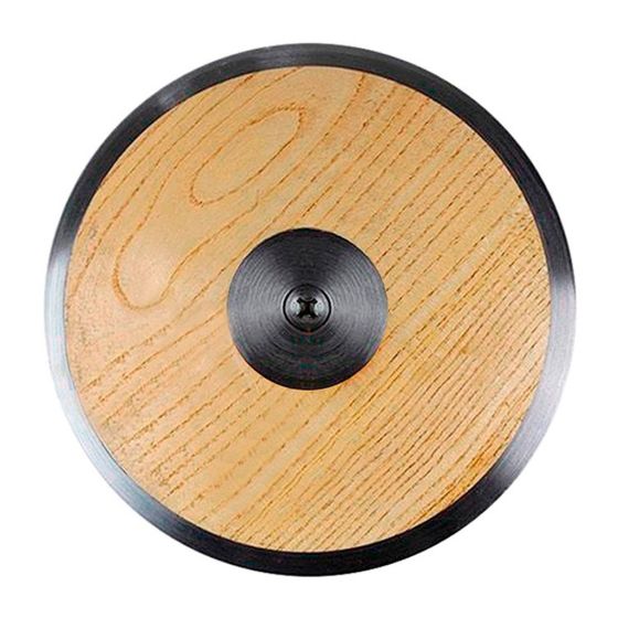 Disco Atletismo Aço/Madeira 1,5kg - Sportland
