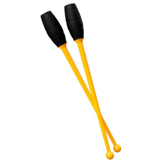 Maça Ginástica Rítmica Conectável Pro 45cm - Laranja e Preta - Azul Esportes 