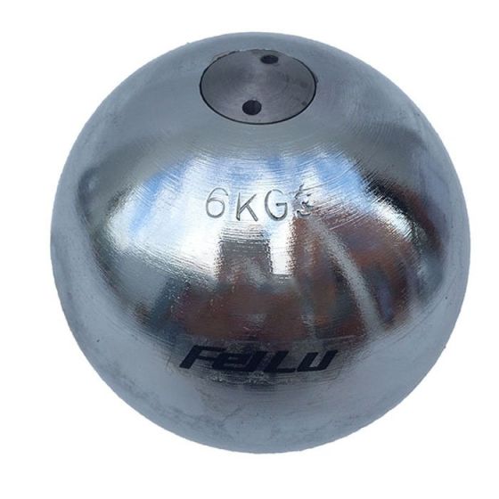 Peso Atletismo Aço Inoxidável 6kg 107mm - Feilu Taishan