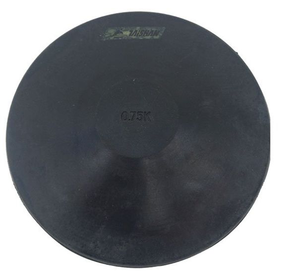 Disco borracha 0.750kg Treino Atletismo - Feilu Taishan