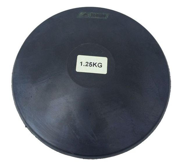 Disco borracha 1,25kg Treino Atletismo - Feilu Taishan