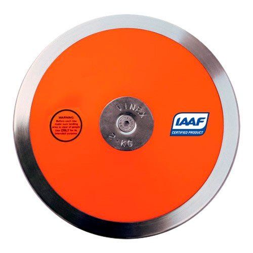 Disco Atletismo Aço/ABS 2kg - Super Challenge DSC-P20 IAAF - Vinex