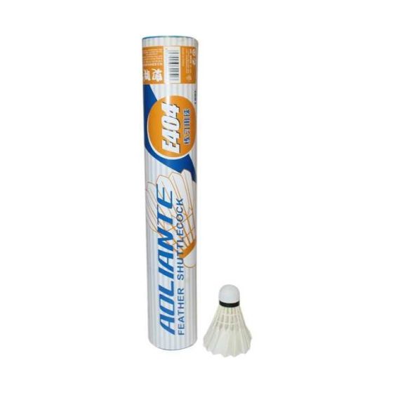 Peteca Badminton Pena E404 - Tubo c/ 12 unidades -  Aoliante