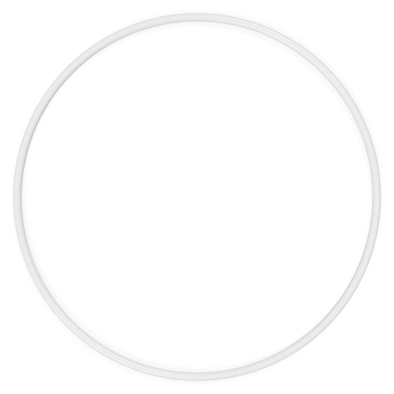 Arco Ginástica Rítmica Oficial 78cm - Branco - Azul Esportes