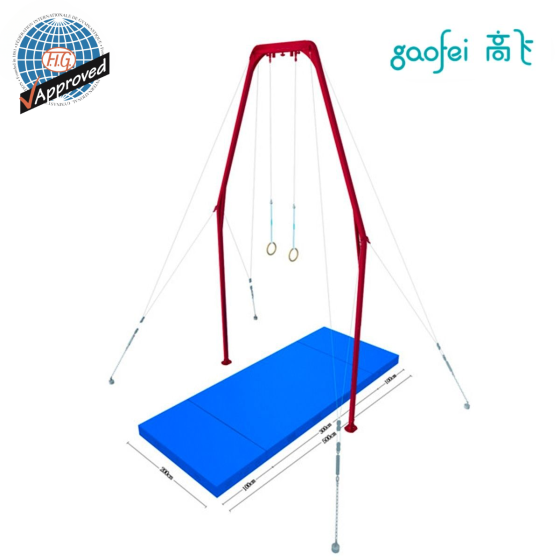 Conjunto Colchões Pórtico Argolas Ginástica Artística - Certificado FIG