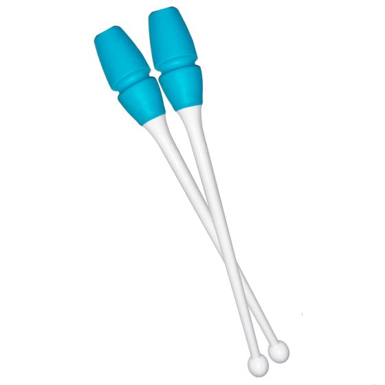 Maça Ginástica Rítmica Conectável 40cm - Branca e Azul Céu - Azul Esportes 
