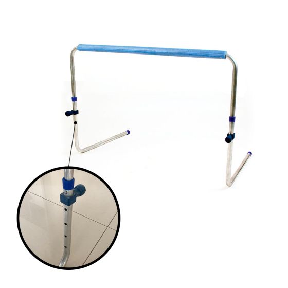 Barreirinha Alumínio Dobravél C/ Espuma L x A (75 x 40 a 60 cm) - Azul Esportes